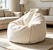 plush bean bag cover, bean bag cover only, corduroy bean bag cover